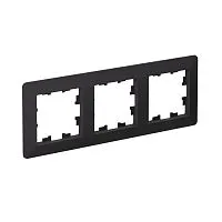 Рамка 3-м AtlasDesign Air карбон/дым. черн. SE ATN221003