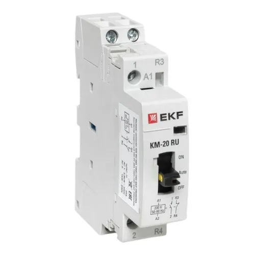 Контактор модульный КМ РУ 20А 1NO+1NC (1 мод.) PROxima EKF km-1m-20-11