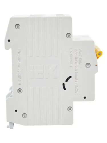 Выключатель автоматический модульный 3п C 50А 6кА ВА47-60M KARAT IEK MVA31-3-050-C фото 7