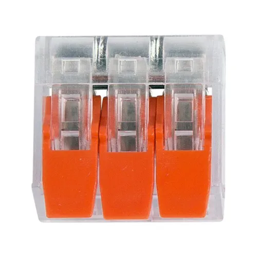 Клемма универсальная компактная 221-413 3-проводная до 4.0кв.мм (уп.5шт) Rexant 07-5207 фото 5