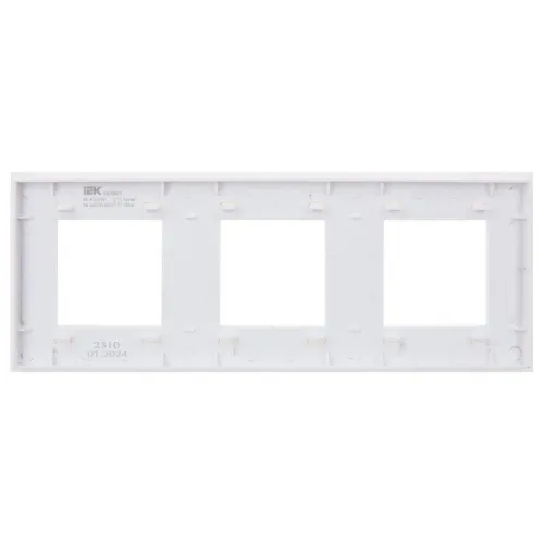 Рамка 3-м SKANDY SK-F23W стекло арктич. бел. IEK SK-M32-G-K01 фото 4