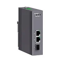 Медиаконвертер промышленный 3-х портовый 1х100Base-X SFP слот 2х10/100Base-T(X) портов RJ45 12-48В DC/18-30В AC с резервированием DKC N1100-1SFP2T-P2
