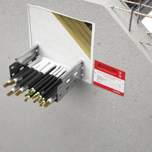 Табличка маркировочная для огнестойких проходок 120х90мм DKC DM1202 фото 2