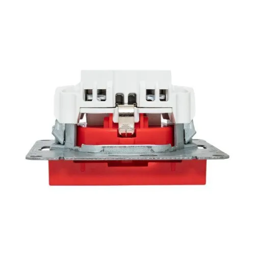 Розетка СП Эпика 16А с заземл. защ. шторки механизм красн. EKF UP1-SOR-111 фото 7