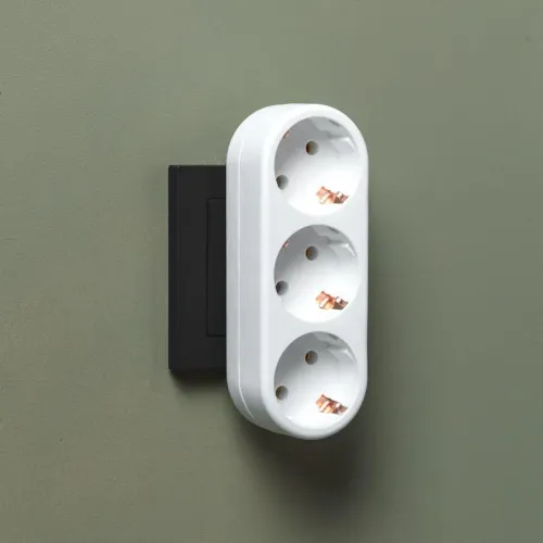 Разветвитель 3-м с заземл. 16А IP20 линейный бел. Rexant 11-1079 фото 7