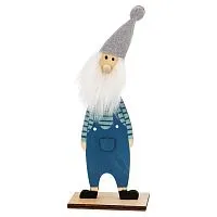 Фигура деревянная "Гномик-бородач" 7х4.5х18см IP20 Neon-Night 504-008