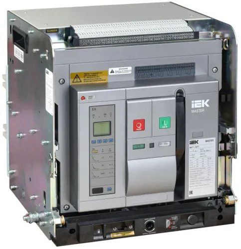 Выключатель автоматический воздушный 3п F 3200А 100кА AC ВА77 W3P EA выдвижн. с комплектом аксессуаров MASTER IEK MI-ACB10-3WF-100-3200-ACF