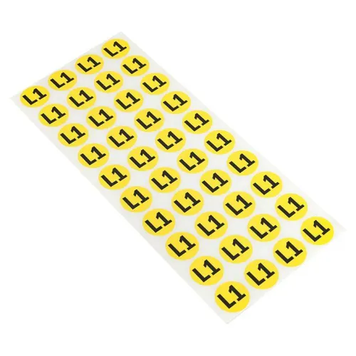 Наклейка "L1" d20мм PROxima EKF an-2-15 фото 3