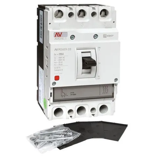 Выключатель автоматический 3п 225А 35кА AV POWER-2/3 TR AVERES EKF mccb-23-225-TR-av фото 4