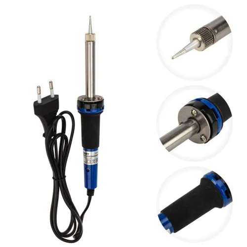 Паяльник с керам. нагревателем долговечное жало 220В/25Вт Rexant 12-0121 фото 2