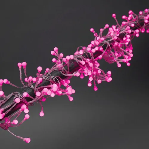 Гирлянда светодиодная "Мишура LED" 3м 288LED роз. 18Вт 220-240В IP20 провод ПВХ прозр. Neon-Night 303-607 фото 8