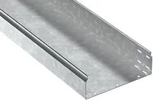 Лоток листовой неперфорир. 100х300 L2500 сталь 2.0мм HDZ ESCA 7 IEK CLN10-100-300-200-D25-HDZ