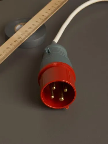 Вилка эл. каб. 16А 3P+PE 380В IP44 ССИ-014 IEK PSR02-016-4 фото 6