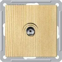 Розетка телевизионная оконечная TV 1-м СП W59 механизм сосна SE RTS-151-7-86