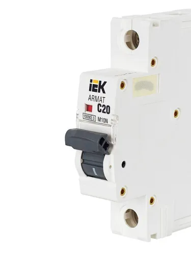 Выключатель автоматический модульный 1п C 20А M10N ARMAT IEK AR-M10N-1-C020 фото 4