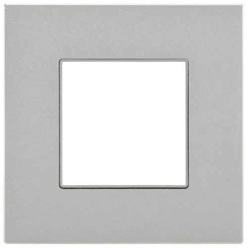 Рамка 1-м SKANDY SK-F31S металл серебр. IEK SK-M12-M-K23 фото 2