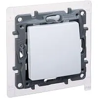 Переключатель 1-кл. Etika 10А IP44 250В безвинтов. зажимы бел. IEK 672207