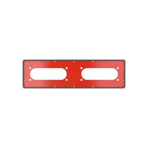 Фланец для монтажа кабельного ввода FL21 для корпусов ST тип 5 543х153мм красн. RAL3020 DKC R5FPST03-RAL3020 фото 2