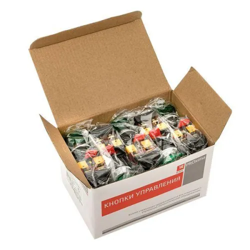 Кнопка "Грибок" AELA-22 NO+NC 220В с подсветкой зел. PROxima EKF pbn-aela-1g-220 фото 2