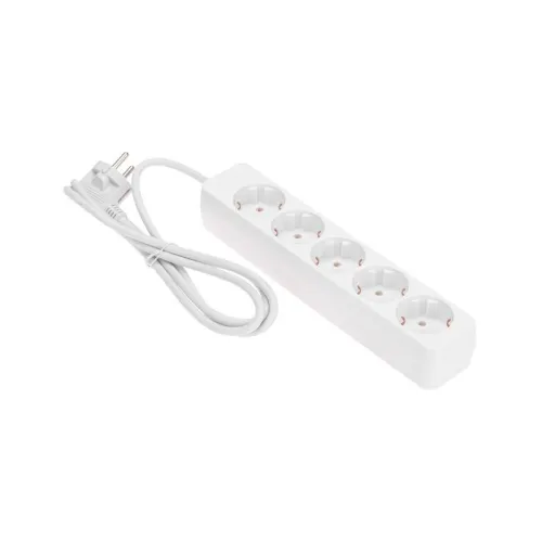 Удлинитель 5х1.5м с заземл. 3х0.75 бел. PROCONNECT 13-4211