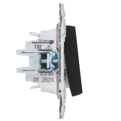 Выключатель перекрестный 1-кл. SKANDY 10А SK-V03Bl черн. IEK SK-V13-0-10-K02 фото 4