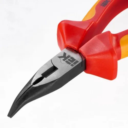 Тонкогубцы изогнутые диэлектрические 160мм K3 ARMA2L 3 IEK A2L3-BN20-K3-160 фото 3