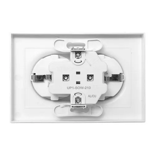 Розетка 2-м СП Эпика 16А с заземл. без защ. шторок с рамкой механизм бел. EKF UP1-SOW-210 фото 5