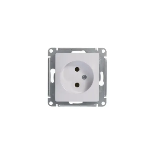 Розетка 1-м СП Glossa 16А IP20 без заземл. механизм бел. SE GSL000141 фото 6