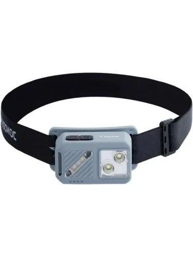 Фонарь налобный 2х2Вт XPG 3х1Вт SMD/Li-po1200мА.ч ABS пластик магниты и крюк КОСМОС (KOC850Lit)