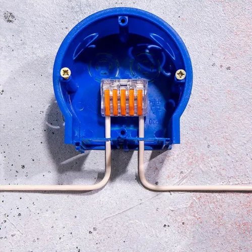 Клемма строительно-монтажная СМК 222-415 5-проводная 0.08-2.5/4кв.мм прозр. (уп.40шт) Rexant 07-5255-1 фото 3