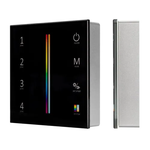 Панель Sens SMART-P55-MULTI Black (3В 4 зоны 2.4G) (IP20 пластик) Arlight 028310