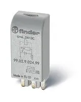 Модуль индикации и защиты LED + варистор 6...24В AC/DC зел. FINDER 9902002498