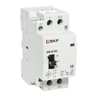 Контактор модульный КМ РУ 63А 1NO+1NC (2 мод.) PROxima EKF km-2m-63-11