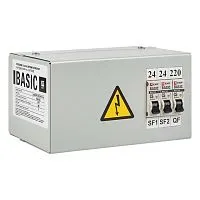 Ящик с понижающим трансформатором ЯТП 0.25 220/24В (3 авт. выкл.) Basic EKF yatp0.25-220/24v-3a