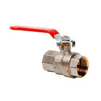 Кран шаровой ручка рычаг латунь внутр./внутр. резьба 3/4дюйм PN25 никель (инд. упак.) RTP 34890