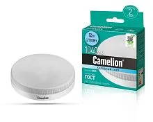 Лампа светодиодная LED12-GX53/845/GX53 12Вт 220В Camelion 12787