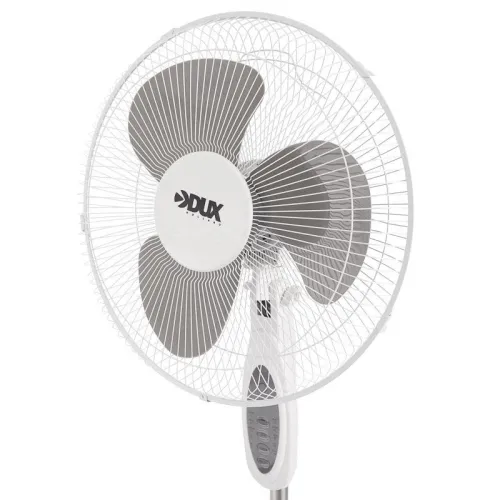 Вентилятор напольный DX-1601R 40Вт 220В с пультом и таймером бел./сер. DUX 60-0209 фото 5