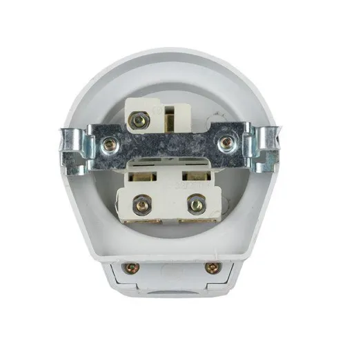 Разъем 1-м СП РШ-ВШ 32А IP20 250В 2P+PE пластик. бел. PROxima EKF AS-250-H-02 фото 3