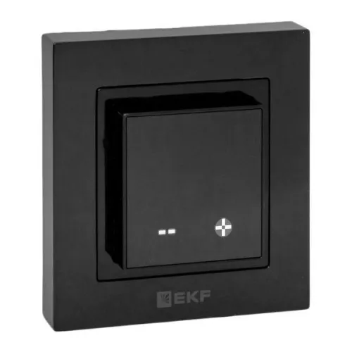 Термостат электронный 16А 230В для теплых полов черн. EKF ett-10b