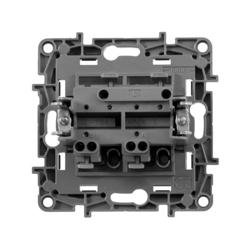 Выключатель 2-кл. СП Etika 10А IP20 250В 10AX авт. зажимы механизм алюм. IEK 672402 фото 5