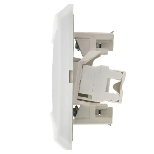 Розетка компьютерная + телефонная 2-м СП Вега РК/Т12-ВБ RJ45 + RJ11 бел. GENERICA EIV20-K01-DM фото 4