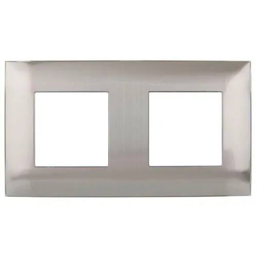 Рамка 2-м SKANDY SK-F32N металл никель IEK SK-M22-M-K50 фото 2