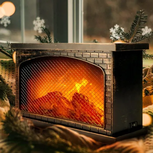 Светильник светодиодный "Камин" FL-L31 IP20 305х181х115 элементы питания 3хC/LR14 (не в компл.) ФАZА 5030688 фото 4