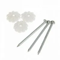 Гвоздь с декоративной шляпкой бел. (уп.80шт) Tech-Krep/Zitar 106219