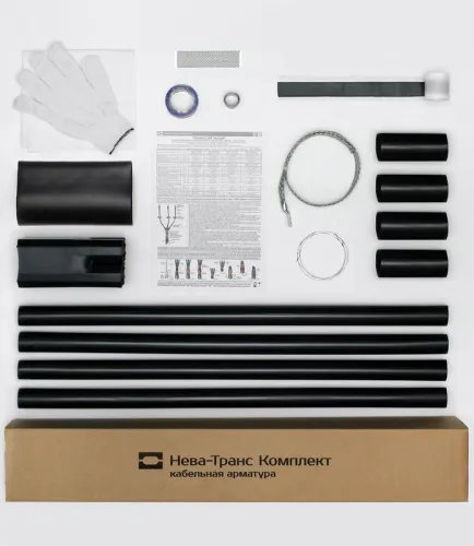 Муфта кабельная концевая внутр. установки 1кВ КВТп 4х(16-25мм) без наконечн. Нева-Транс Комплект 22020009