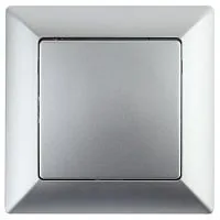 Переключатель промежуточный 1-кл. СП Solo 4-108-03 10А 250В IP20 алюм. Intro Б0053619