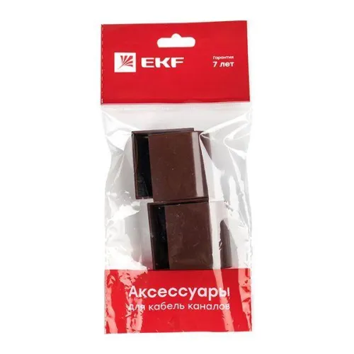 Заглушка 40х16 под темн. дерево Plast PROxima (уп.4шт) EKF ecd-40-16x4 фото 7