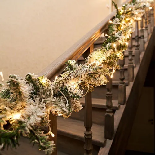 Гирлянда светодиодная "Твинкл Лайт" 15м 120LED тепл. бел. 7.4Вт IP20 провод ПВХ прозр. Neon-Night 303-196 фото 2