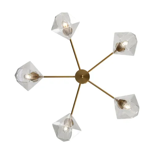 Люстра Dimension 60Вт E14х5 IP20 Freya FR5177PL-05BS фото 5