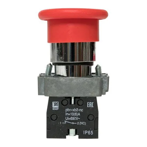 Кнопка "Грибок" BC42 NC IP65 красн. PROxima EKF xb2-bc42-65 фото 5